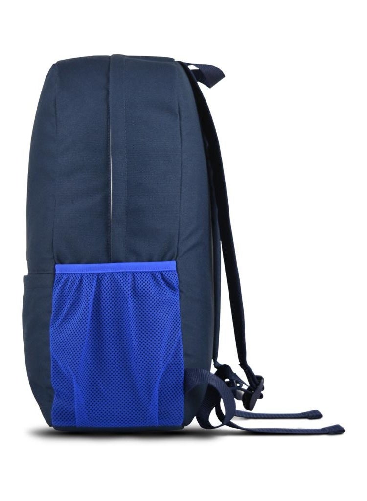LUPA Classic Laptop Backpack for Men & Women – Lightweight Travel & School Bag with Side Bottle Pocket (Navy Blue) - Image 3